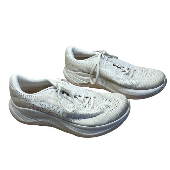 Hoka One One Men's Rincon 4 Running Shoe White Size 10D Good Used Condition - Picture 1 of 6